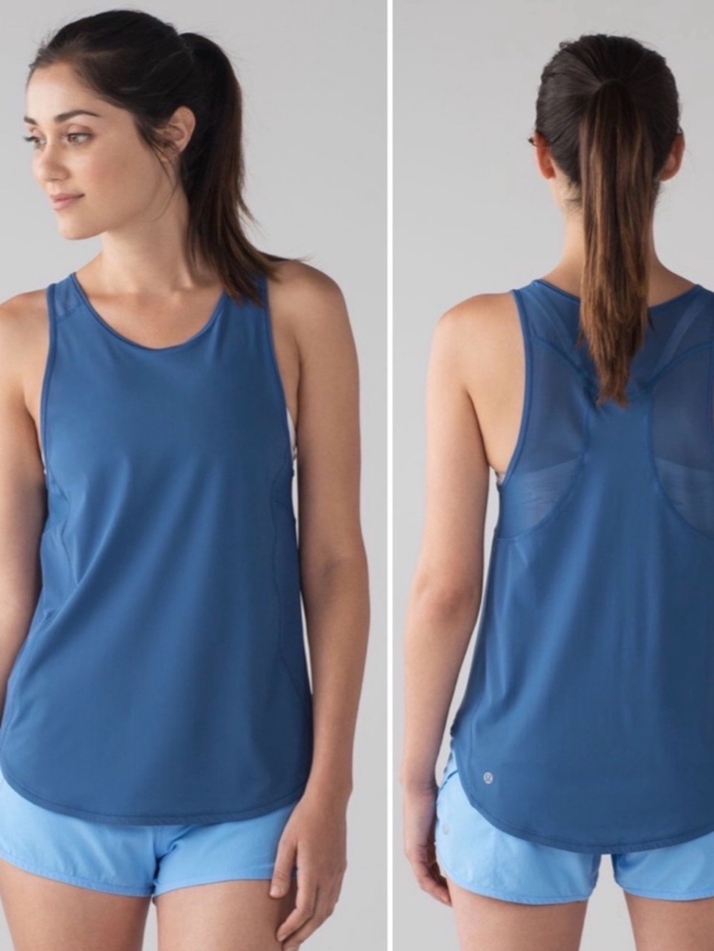 Lululemon Sculpt Tank II Scoop Neck Sleeveless Top in Royal Blue Womens 4